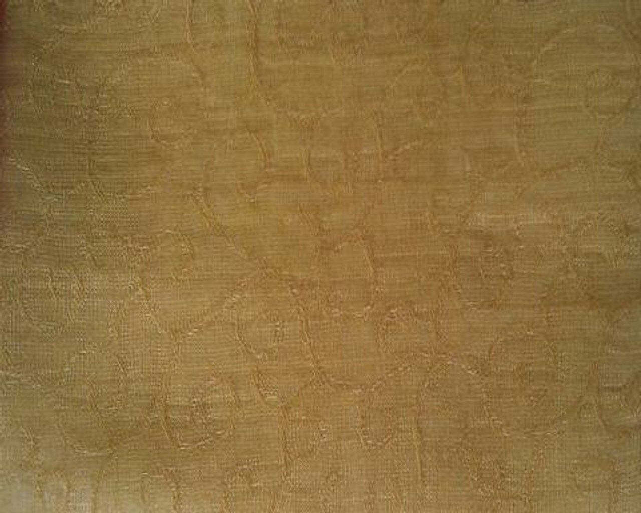 1 Yard Gold Swirl Jacquard Organza Apparel Fabric Decorative Sheer, 57/58" Wide